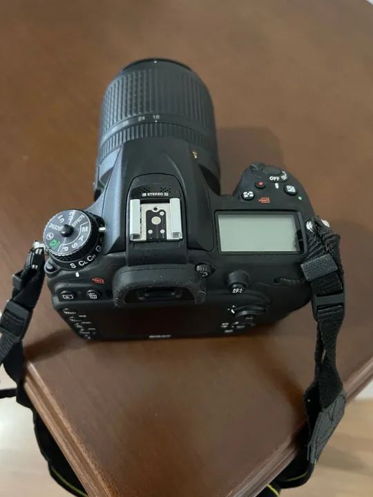 Câmera Nikon D7200 com lente 18-140 - Quase zerado - Foto 4