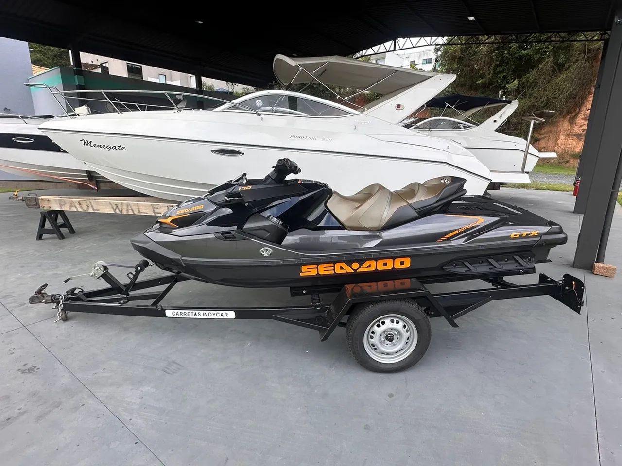 Jet Ski SeaDoo GTX 170 (2023) 60hrs uso + Carretinha - Foto 3
