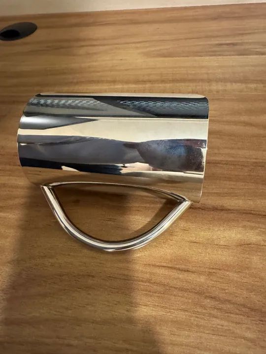 Porta garrafa em banho de prata