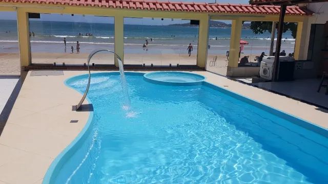 Alugo casa com piscina pé na areia em Guarapari ES frente pro mar em Santa Monica - Foto 9