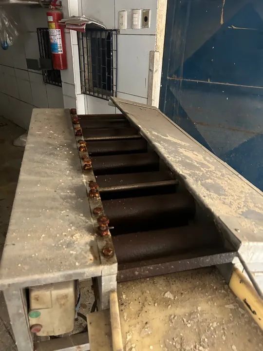 Cilindro conjugado 07 rolos indiana 300mm massa para pastel panificação - Foto 6