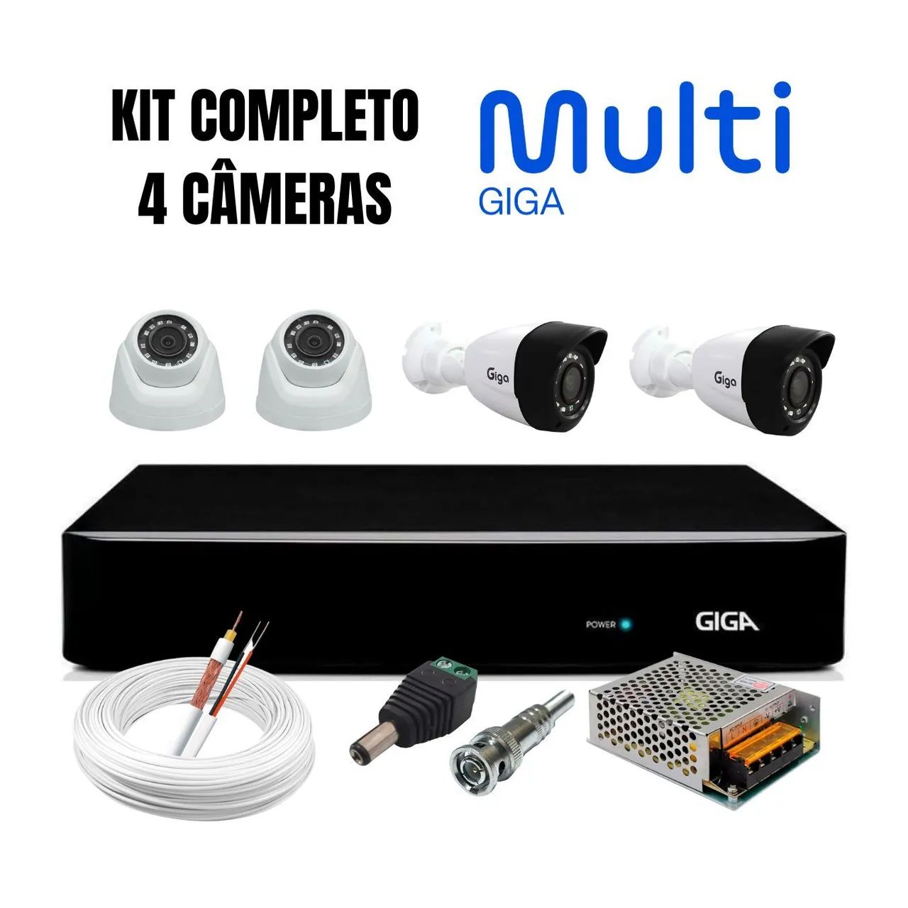 Kit 04 câmeras 