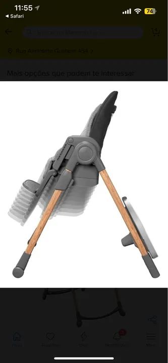 Cadeira de alimentação maxi cosi Minla - Foto 2