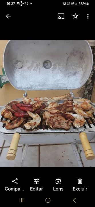 Churrasqueira aluminio fundido - Foto 3