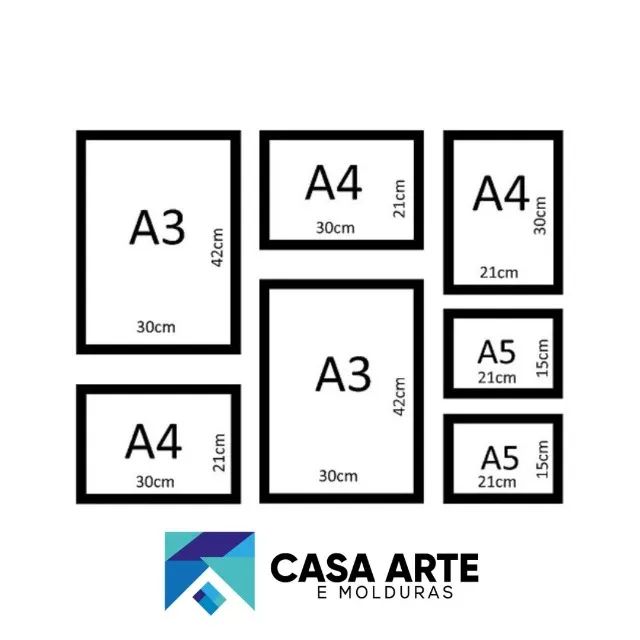 Molduras A5 Molduras A4 Molduras A3 Molduras para diplomas.. - Foto 3