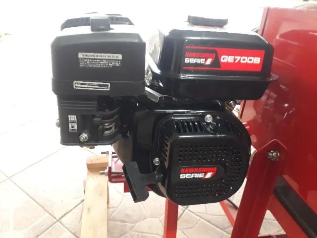 Maquina De Ensacar Silagem Primus 2 Eixos Com Motor Kawashima Ge700B 7hp, Gasolina Nova - Foto 6