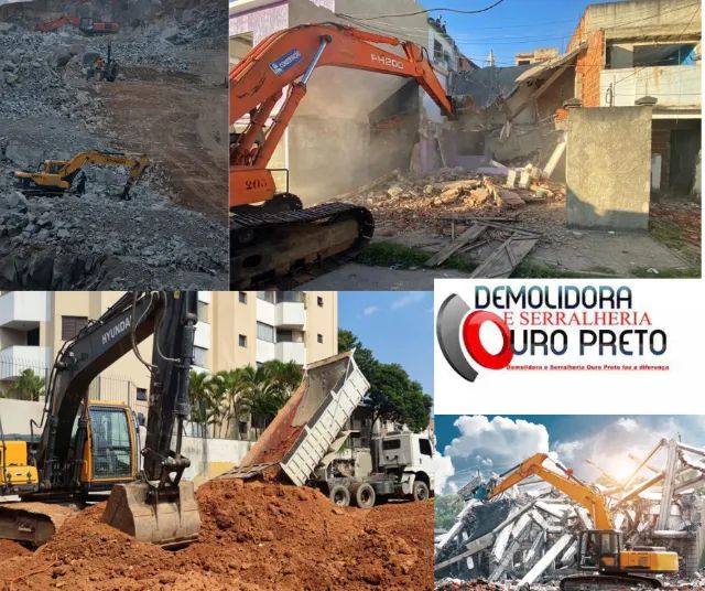 Demolição de casas e prédios em Alto da Lapa