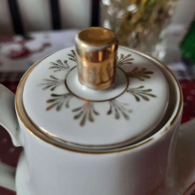 Bule antigo em porcelana Mauá Perfeito antiguidade louça antiga - Foto 3