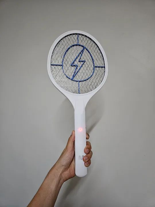 Raquete Eletrica Multilaser mata mosquitos Insetos carrega via USB - Foto 2