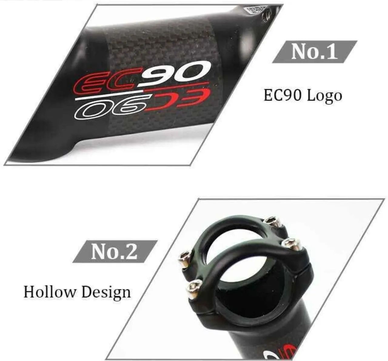 Mesa Suporte de guidão de carbono 70mm para Baike  Mtb e Speed - Foto 4
