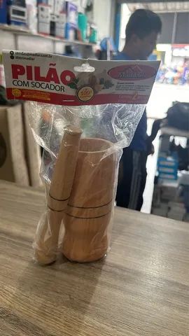 Pilão de madeira  - Foto 5