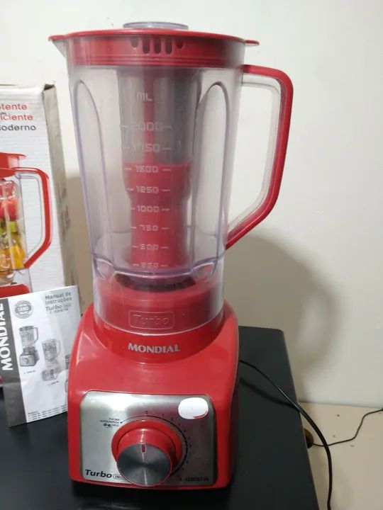 Liquidificador mondial turbo inox copo 3 litros - Foto 2
