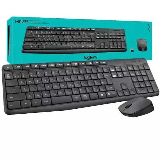 Teclado e mouse s/fio logitech mk235 - LOJA