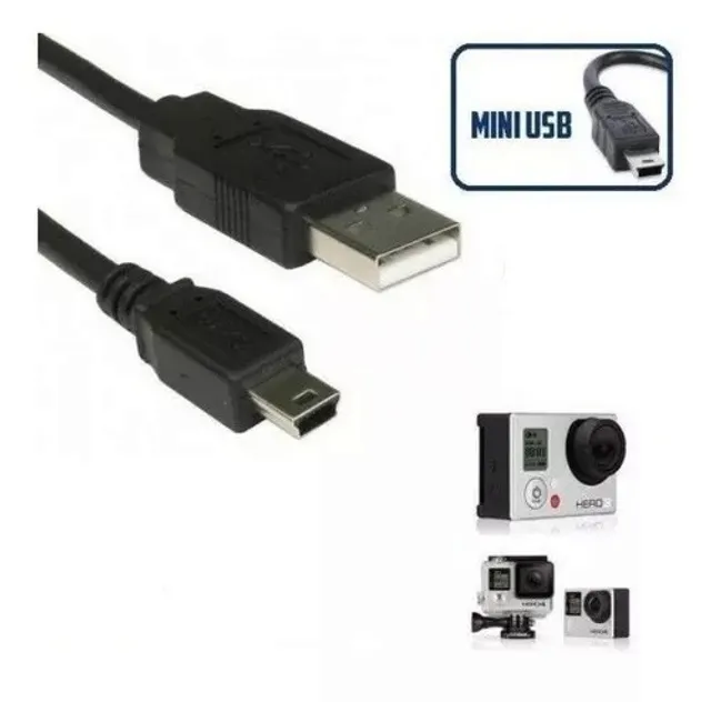 Cabo Usb V3 Celular Gps Mp3 Psp ps3 Transferência de dados Carregador