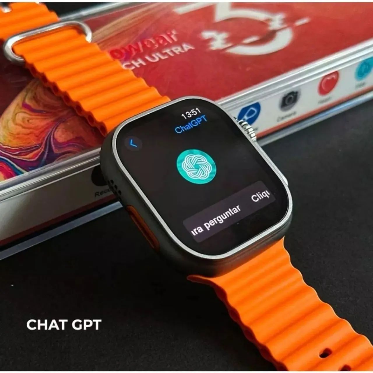 Relogio inteligente Watch ultra 3 tela super amoled - Foto 6