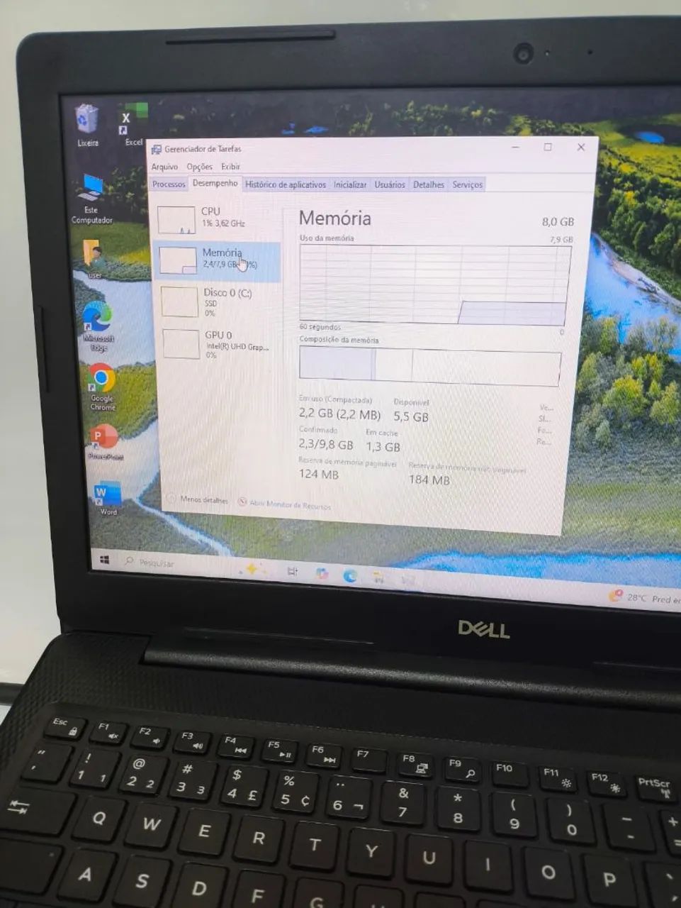 Notebook Dell i5 8ger, 8gb, SSD nvme 256gb. sem juros! - Foto 5