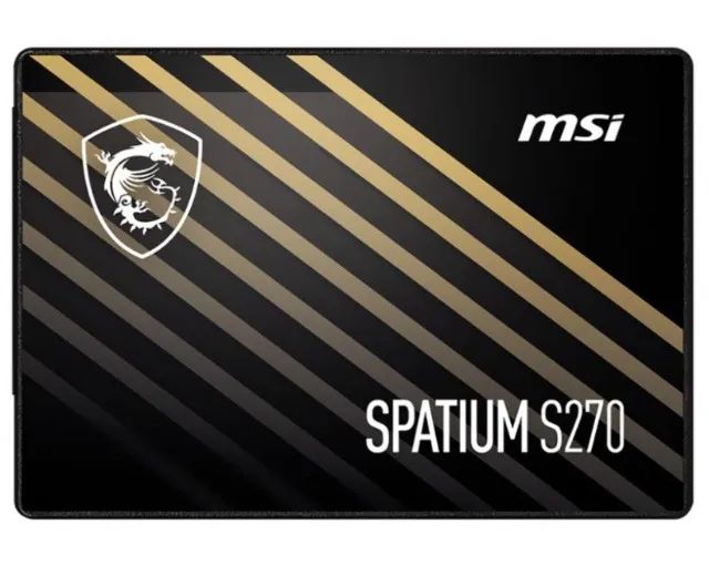 SSD MSI Spatium S270, 240GB, 2.5", SATA 3, Leitura 500MB/s, Gravação 450MB/s - Foto 3
