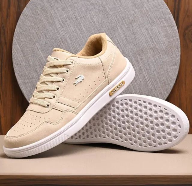 lacoste Premium Bege + Frete Gratis