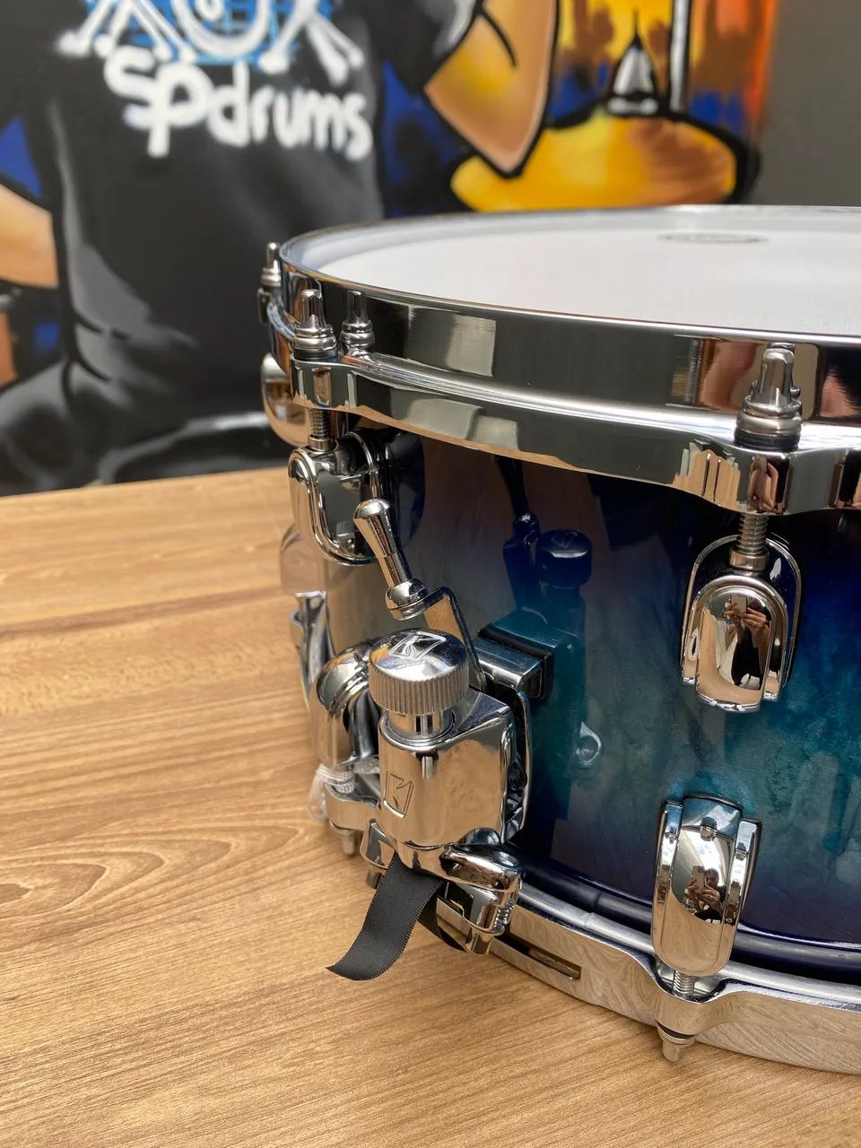 Caixa Tama Starclassic 14x6,5 Madeira Maple Aros Die Cast Cor