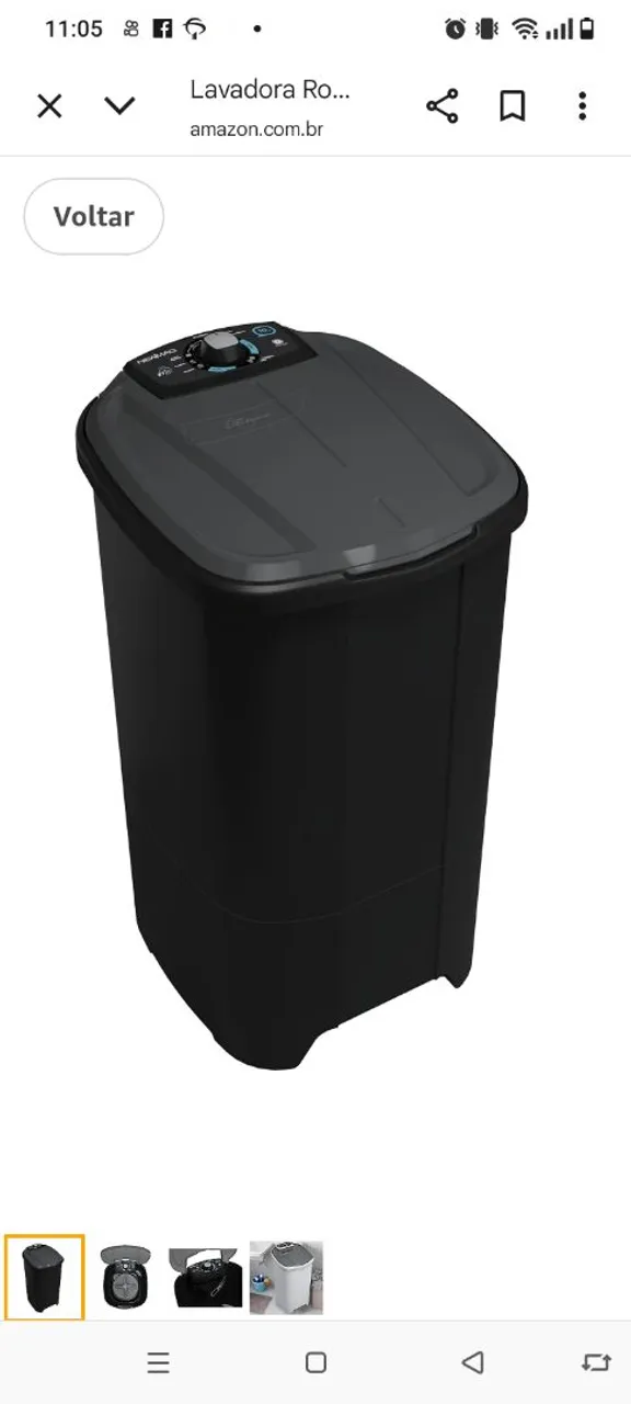Tanquinho Preto e centrífuga