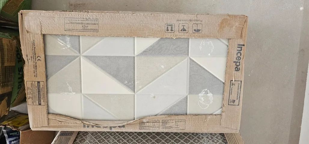 Vendo Porcelanato Inserto Mixdecor Multicor Acetinado Retificado 32x59cm - 61190238-Incepa