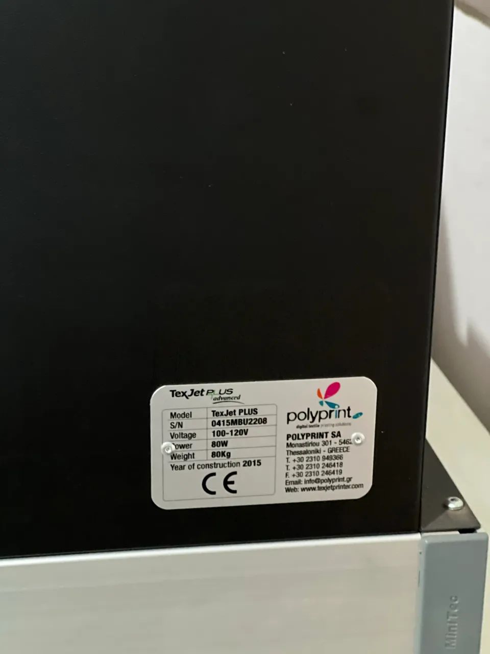 Impressora Texjet Plus Advanced - Polyprint