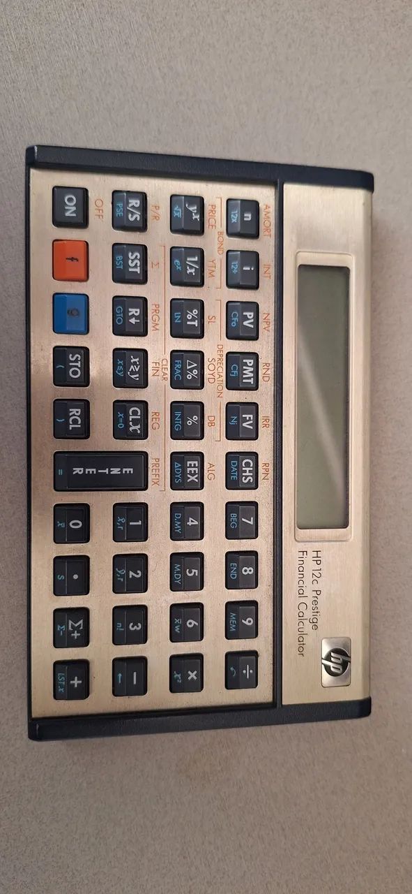 Vendo calculadora HP 12C Prestige