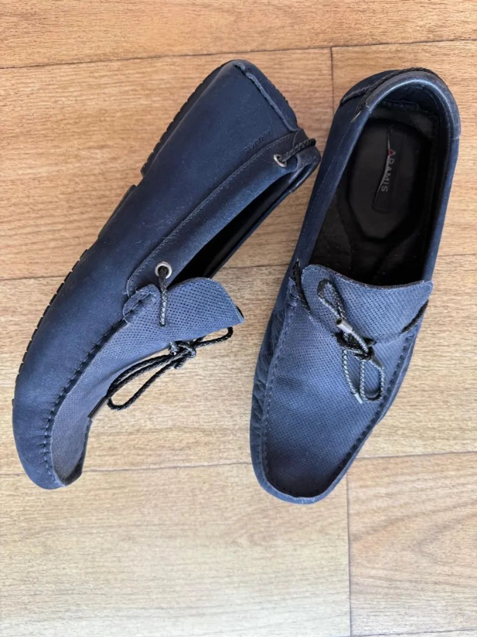 Sapato Drive Mocassim com Cadarso em Couro - Foto 3