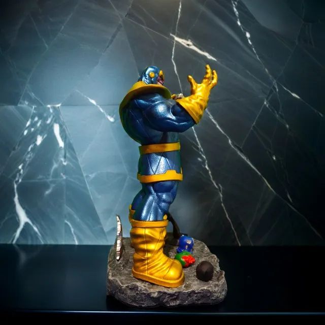 Thanos Infinity Gauntlet Custom Fanart Escala 1/10 N/ Iron studios Sideshow - Foto 3