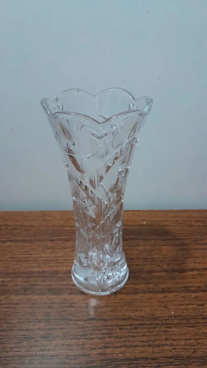 Vaso de vidro pra flor
