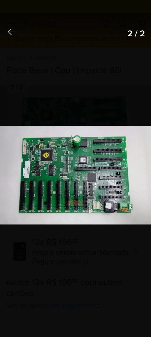 Placa Base (CPU) Impacta 68i