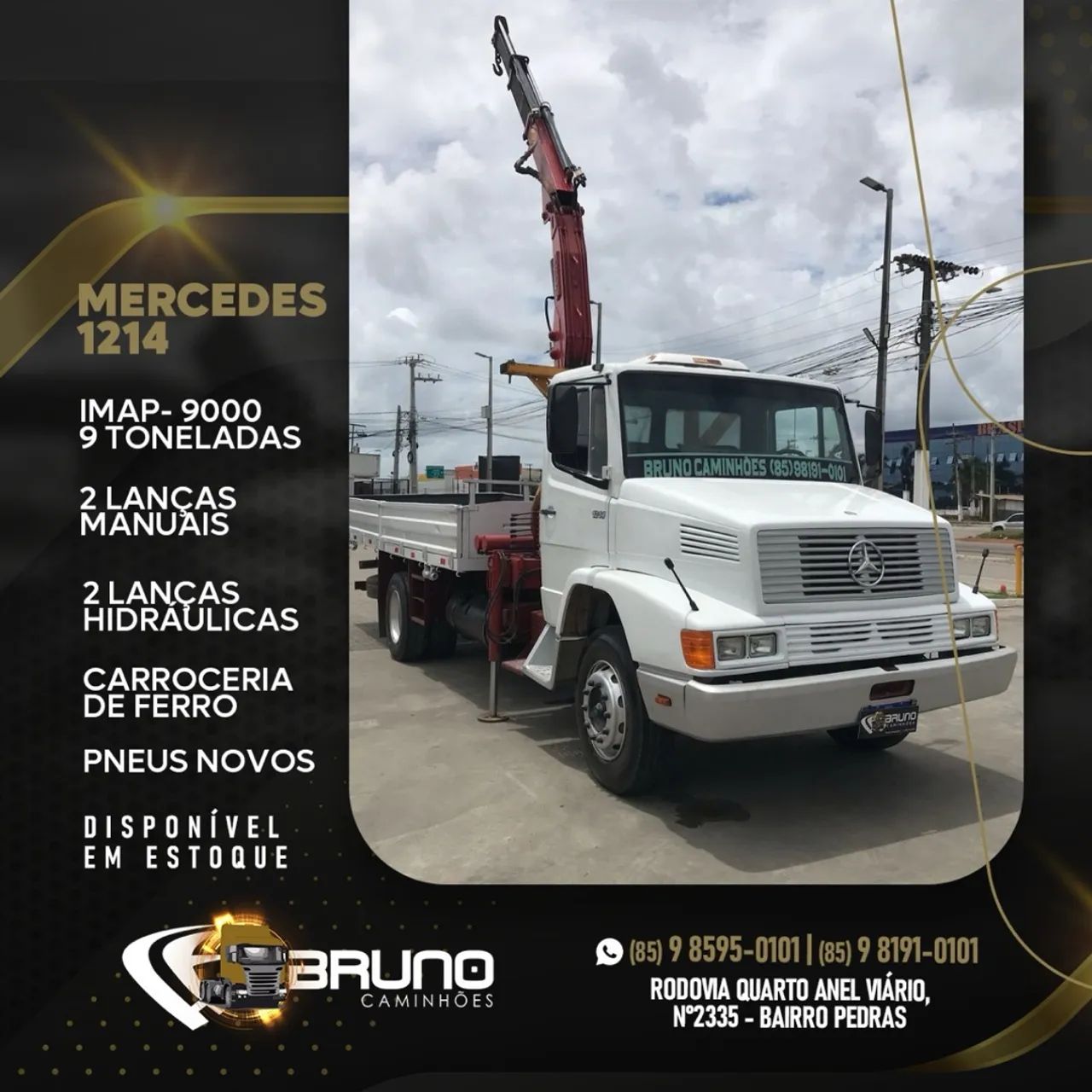 Caminhão Muck 1214 Toco / Muck 9T IMAP