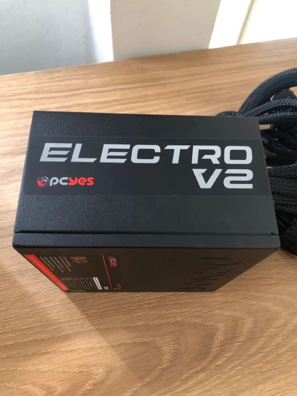 FONTE ALIMENTAÇÃO PCYES 550w 80 PLUS ELECTRO V2