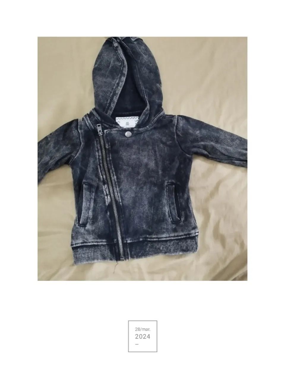 Jaqueta jeans infantil 