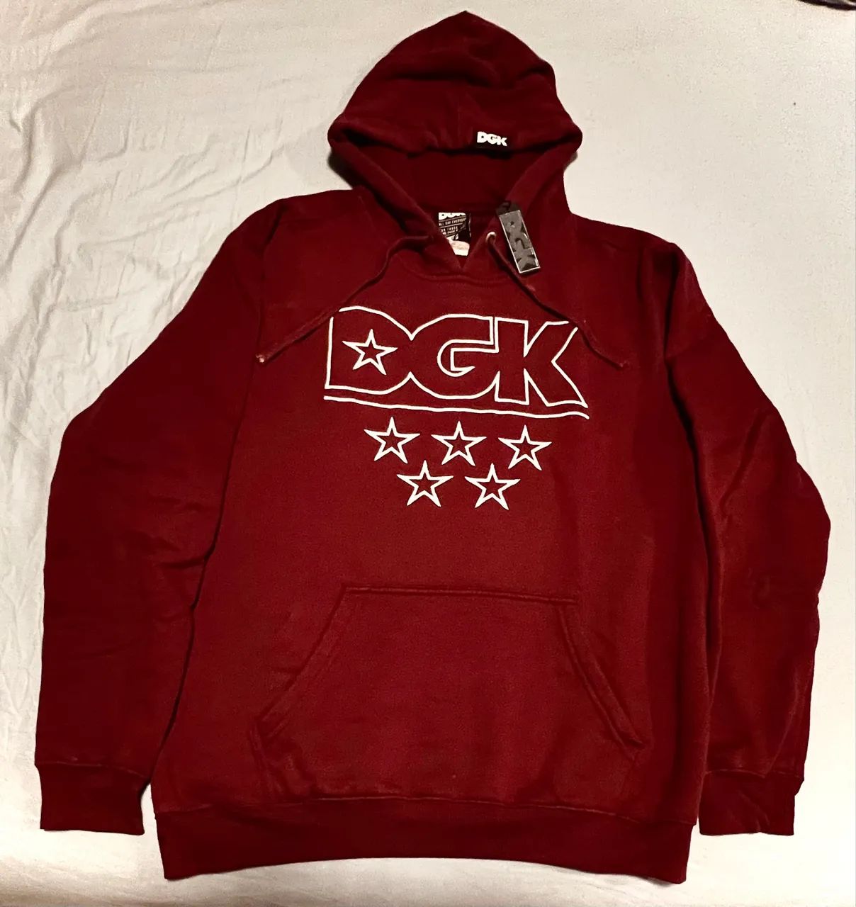 MOLETOM VINHO DGK casaco blusao star hoodie vinho bordo canguru