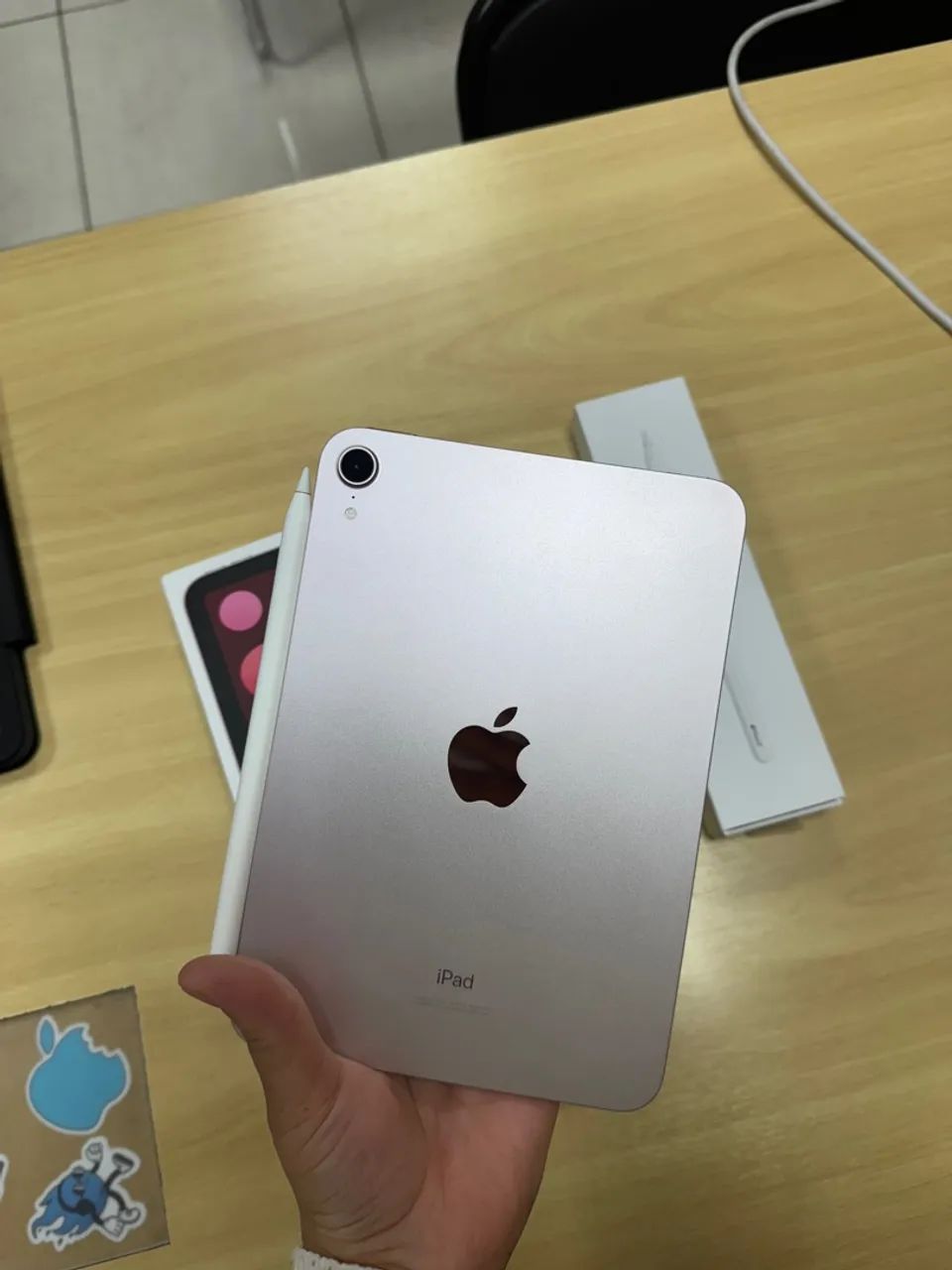 iPad Mini 6 geração c/ Apple Pencil 2 geração 