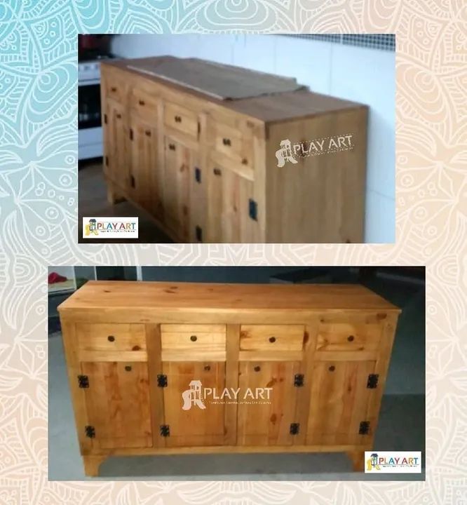 Armário de Cozinha em Madeira maciça kit completo 2.500,00 - Foto 2