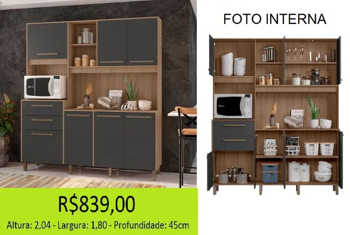 Armario para sua cozinha a pronta entrega 