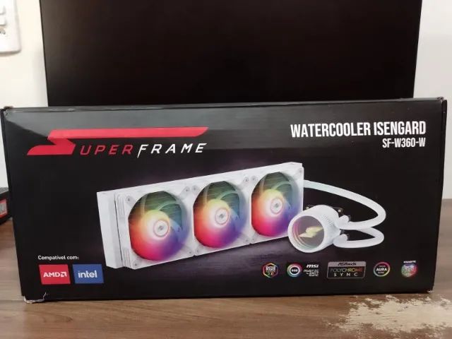 Water Cooler SuperFrame ISENGARD, ARGB, 360mm, Intel-AMD - Foto 3