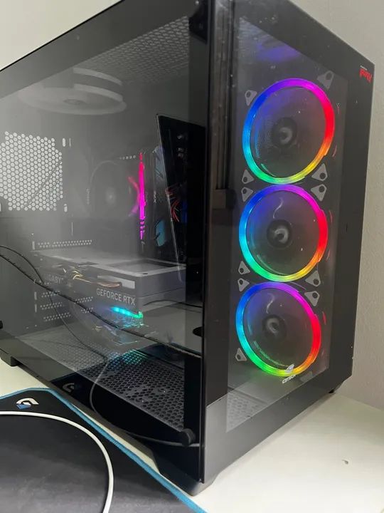 Pc Gamer Ryzen 5 5600, 32GBRam, RTX4060, 1TBssd m2 RGB , + 250gb ssd + 120 ssd - Foto 3