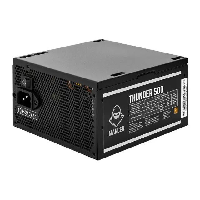 Fonte Mancer Thunder 500W, 80 Plus Bronze, 12x 24,08 - Foto 2