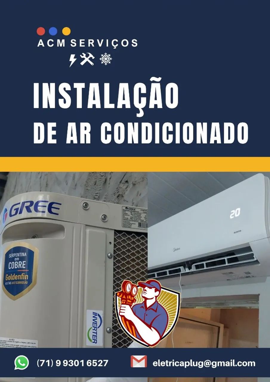 Ar Condicionado Instalação Profissional 