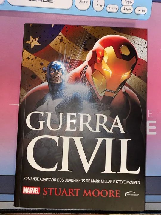 Guerra Civil Marvel Vingadores Livro Stuart Moore 