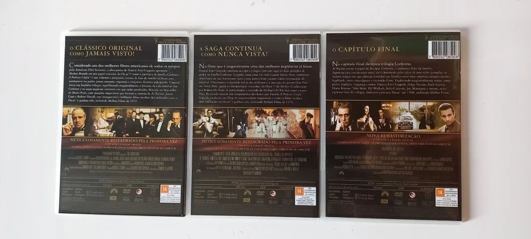 DVD Trilogia O Poderoso Chefão - Coppola Restoration - Foto 3