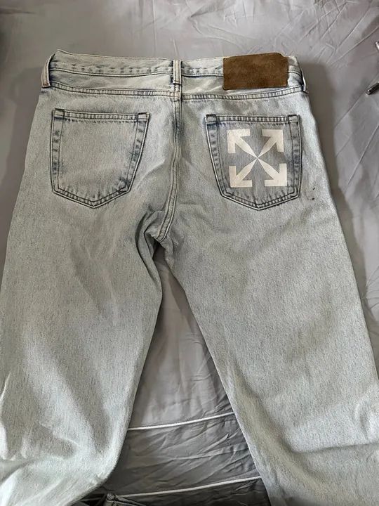 CALÇA JEANS OFF WHITE ORIGINAL