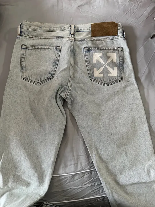 CALÇA JEANS OFF WHITE ORIGINAL