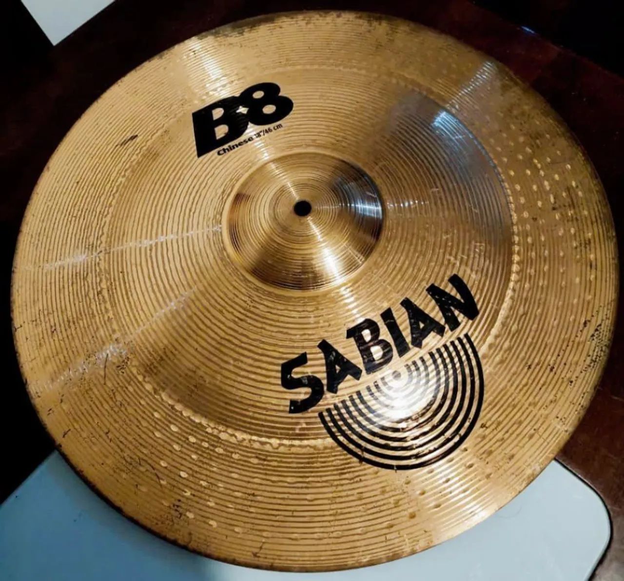 Prato Sabian B8 China 18" - Ótima condição - Foto 5