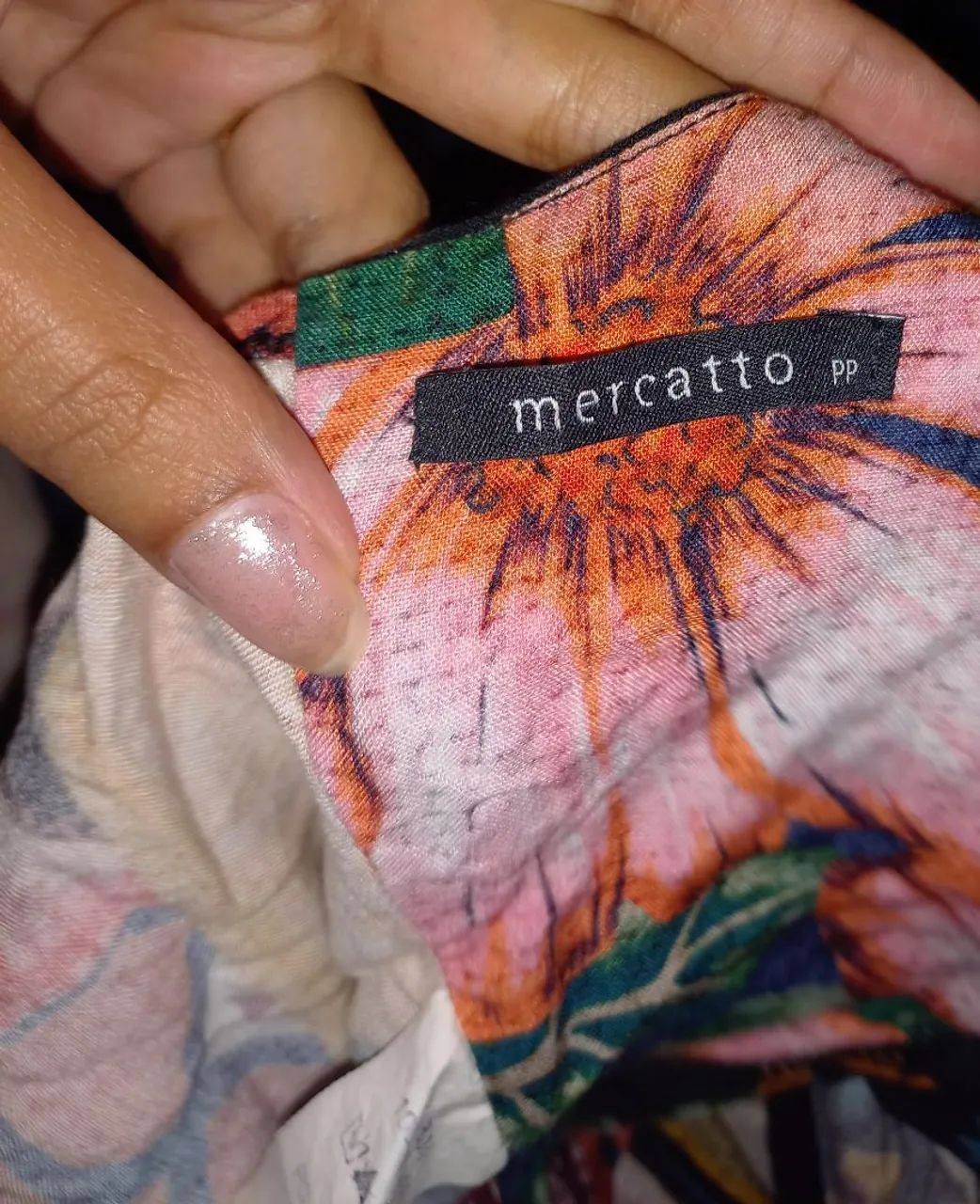 Cropped estampado ciganinha - Marca Mercatto - PP - Foto 3