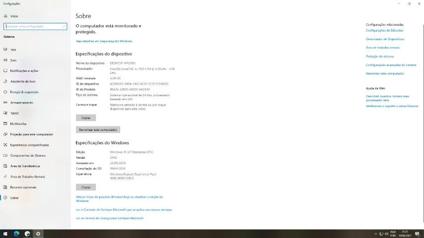 Vendo Computador Core I3 com 4gb de Memoria e SSD de 120GB