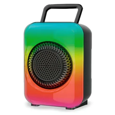 Caixa de Som Bluetooth Portátil USB com Led RGB GRASEP